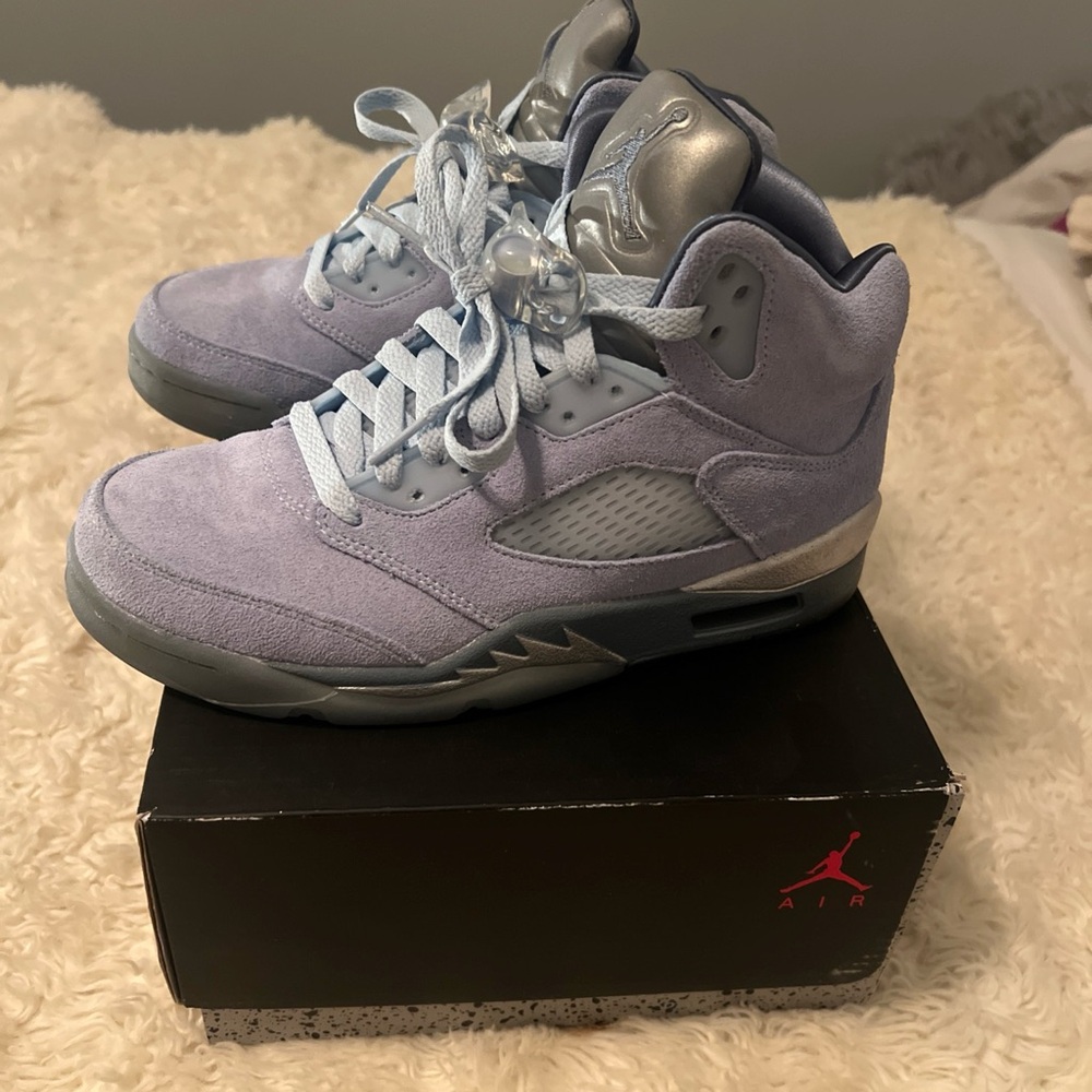 Jordan Kids Sneakers - Light Blue and Gray